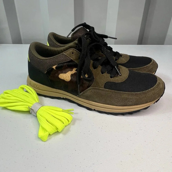 Sam Edelman Camouflage Des Jogging Sneakers Size 7.5 NWB Tennis Shoes - Picture 1 of 12